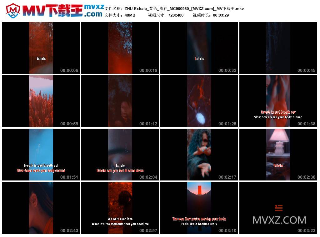 ZHU-Exhale_英语_流行_MC900980